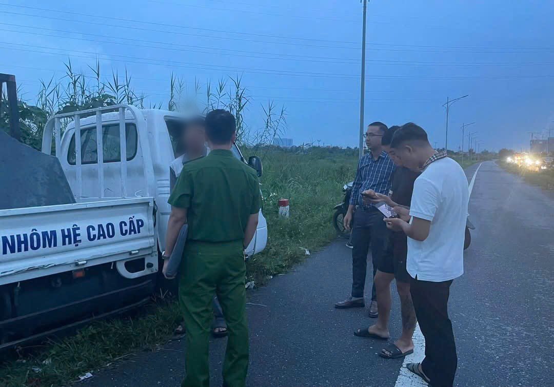 Công an phường An Hải xử lý trường hợp điều khiển xe tải đổ trộm chất thải rắn ven đường Bùi Viện